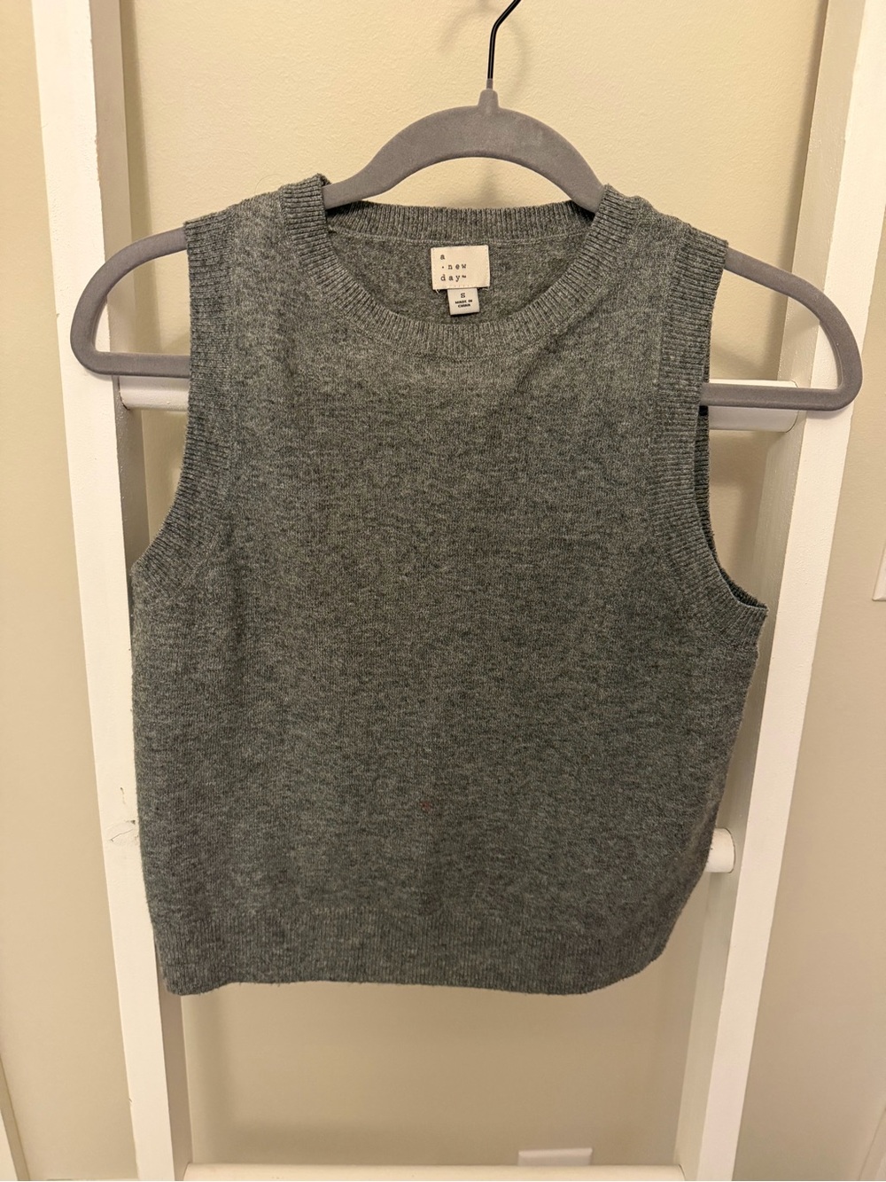 a new day Gray Knit Crewneck Sweater
